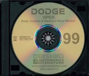 1999 Dodge Viper Factory Shop Service Manual