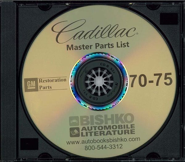 1970 1972 1973 1974 1975 Cadillac Parts Numbers Book List Guide PDF Interchange