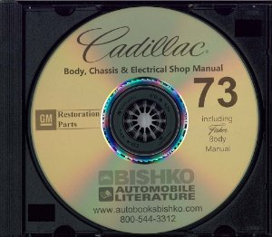 1973 Cadillac ALL MODELS FISHER BODY Factory Shop Service Manual