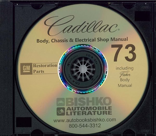 1973 Cadillac ALL MODELS FISHER BODY Factory Shop Service Manual