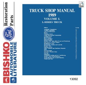 1989 Ford L-Series Truck Factory Shop Service Manual