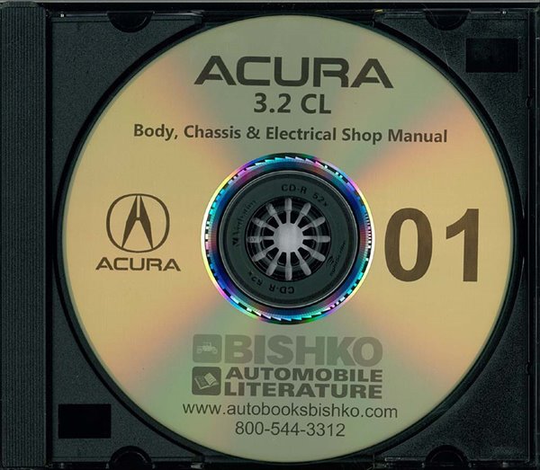 2001 Acura 3.2CL Factory Shop Service Manual