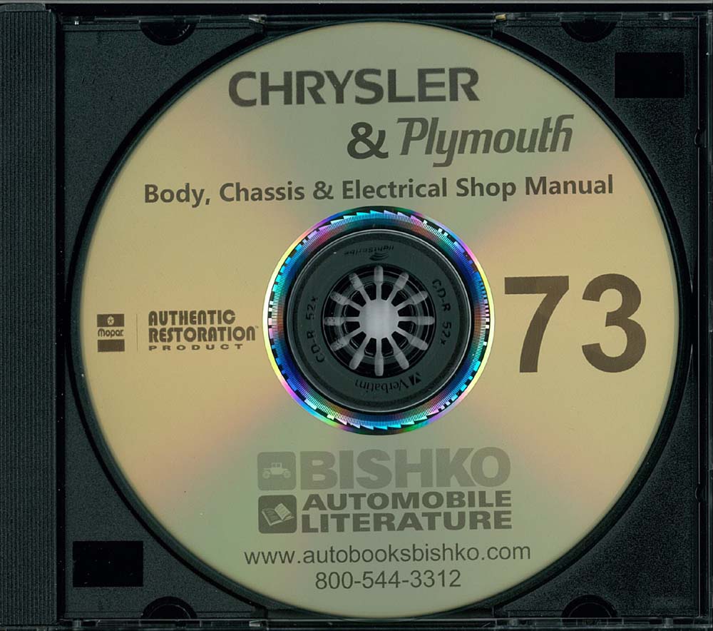 1973 CHRYSLER & PLYMOUTH Body, Chassis & Electrical Service Manual