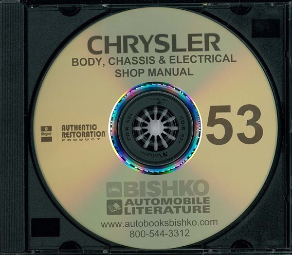 1953 Chrysler All Models Factory Shop Service Manual