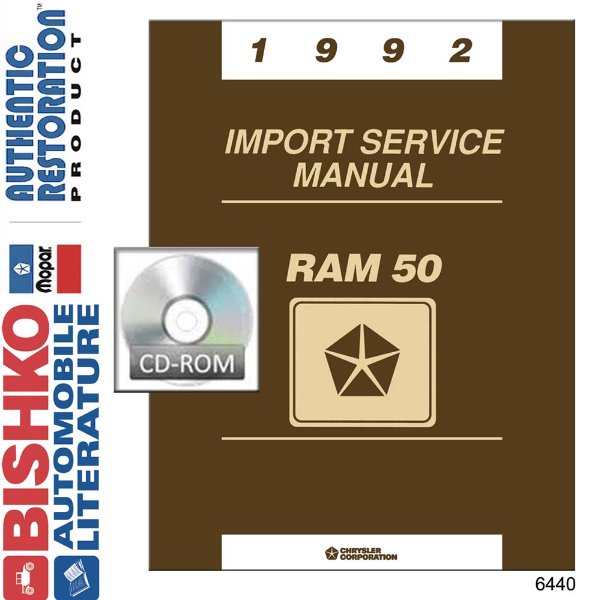 1992 Dodge Ram 50 Truck Factory Shop Service Manual