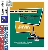 1960 GMC 1000-5000 TRUCK Body, Chassis & Electrical Service Manual