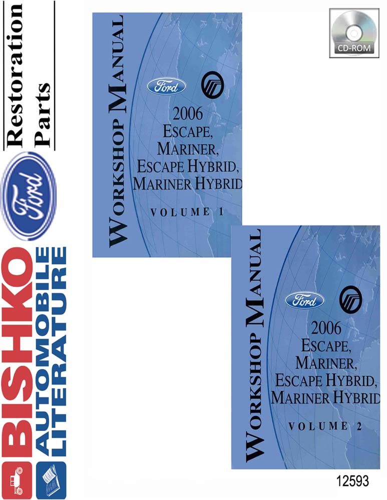 2006 Ford Truck Escape, Mariner, Hybrid Factory Shop Service Manual
