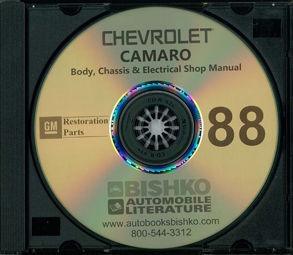 1988 Chevrolet Camaro Factory Shop Service Manual