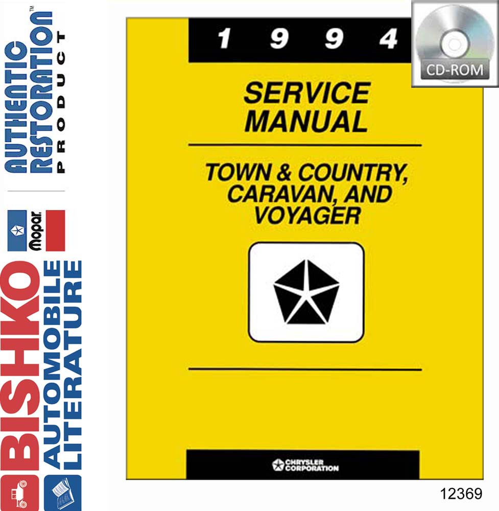1994 Chrysler Town & Country, Caravan, Voyager Factory Shop Service Manual