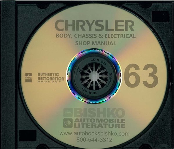 1963 Chrysler IMPERIAL - ALL MODELS Factory Shop Service Manual