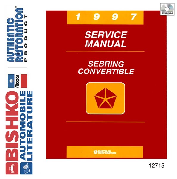 1997 Chrysler Sebring Convertible Factory Shop Service Manual