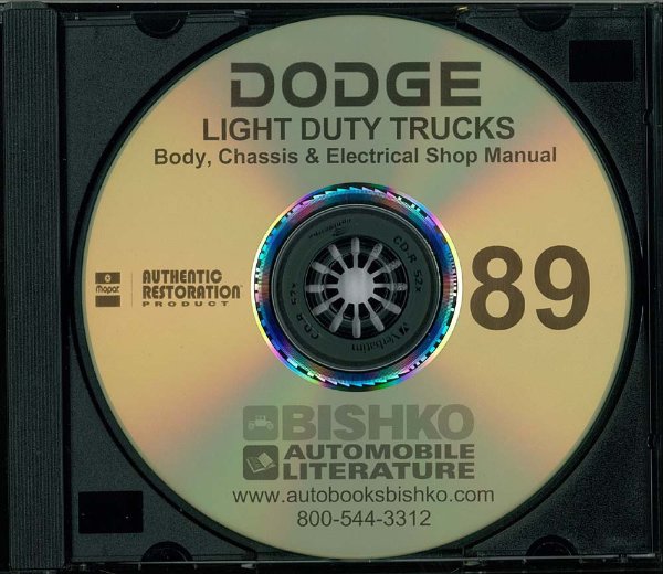 1989 Dodge D/W 150-350 Truck, Ramcharger Factory Shop Service Manual