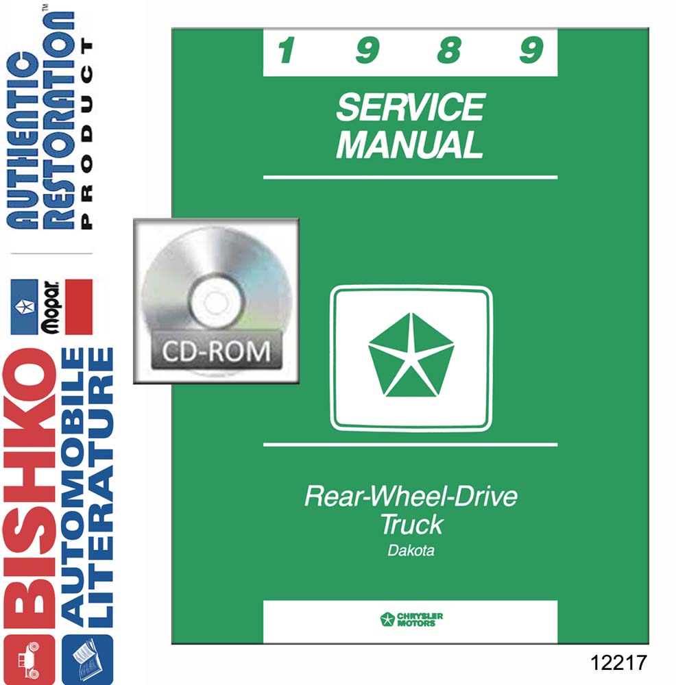 1989 DODGE DAKOTA TRUCK Body, Chassis & Electrical Service Manual