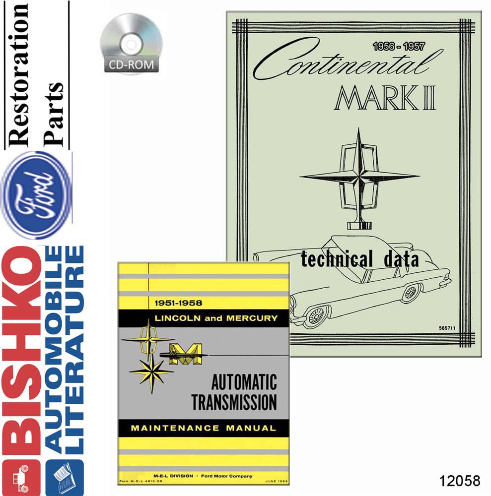 1956-1957 LINCOLN MARK II Body, Chassis & Electrical Service Manual