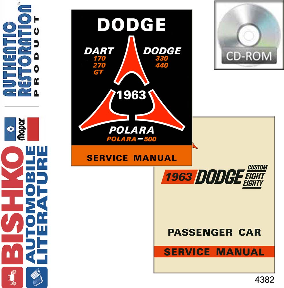 1963 DODGE Full Line Body, Chassis & Electrical Service Manual