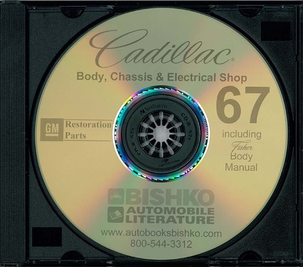 1967 Cadillac ALL MODELS FISHER BODY Factory Shop Service Manual