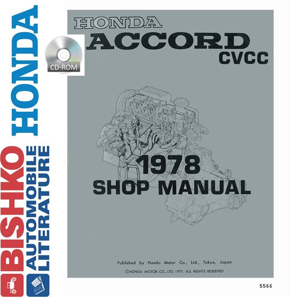1978 Honda Accord CCVC Factory Shop Service Manual