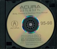 1995-1998 ACURA 2.5TL 3.2TL (includes 2.5TL ETM) Body, Chassis & Electrical Service Manual