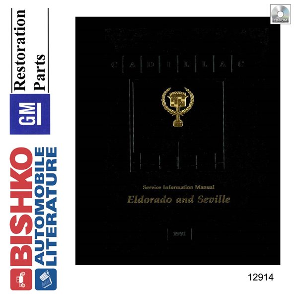 1991 Cadillac Eldorado, Seville Factory Shop Service Manual