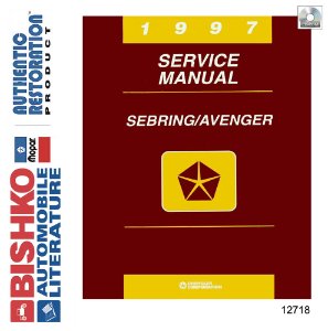 1997 Chrysler Sebring, Avenger Factory Shop Service Manual
