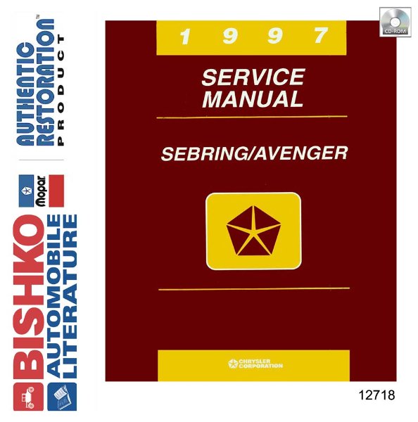 1997 Chrysler Sebring, Avenger Factory Shop Service Manual