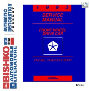 1993 Chrysler 5th, Imperial, Lebaron, New Yorker, Daytona, Dynasty, Shadow