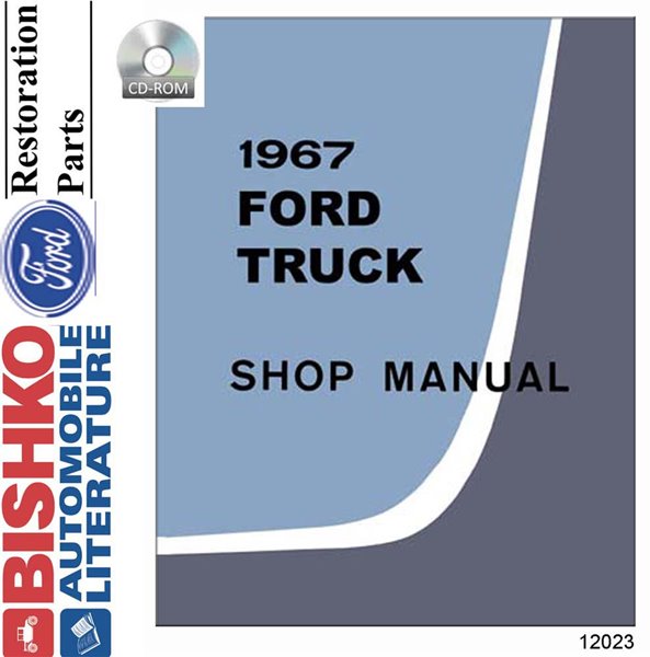 1967 Ford Truck (Except Bronco/Econoline) Shop Service Repair Manual PDF Engine