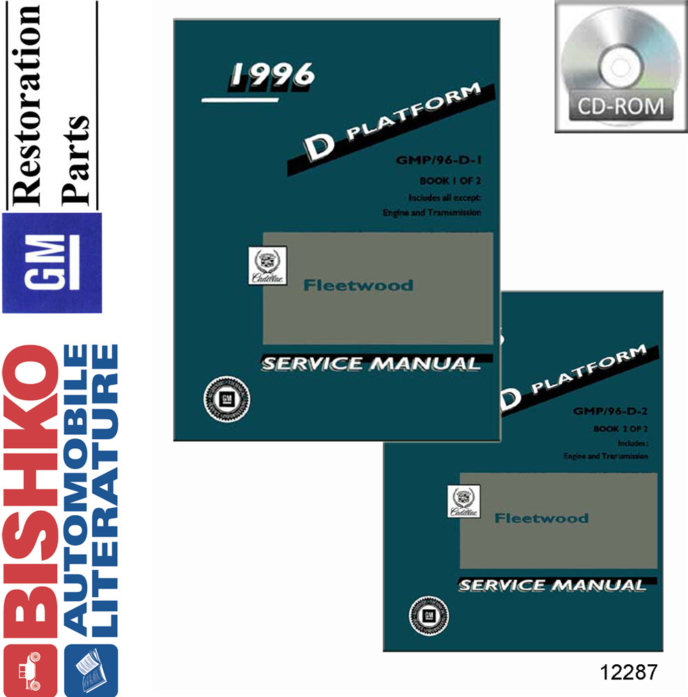 1996 Cadillac Fleetwood Factory Shop Service Manual