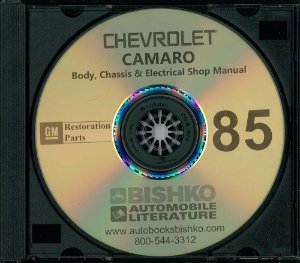 1985 Chevrolet Camaro Factory Shop Service Manual