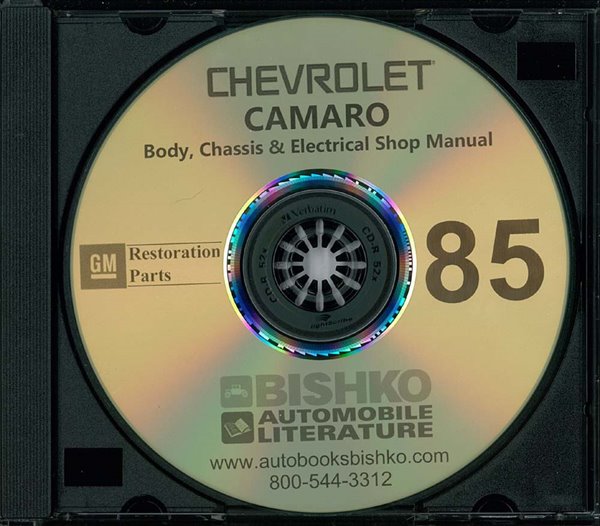 1985 Chevrolet Camaro Factory Shop Service Manual