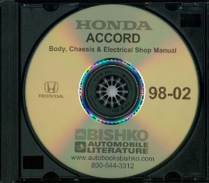 1998–2002 Honda Accord Factory Shop Service Manual