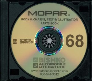 1968 Mopar Chrysler Dodge Desoto Plymouth Parts Numbers Book List PDF Interchange