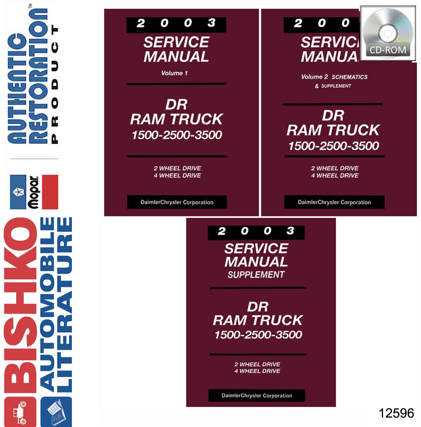 2003 Dodge DR Ram 1500/2500/3500 Truck Factory Shop Service Manual