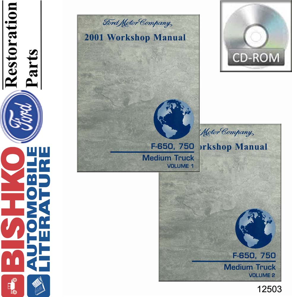 2001 Ford Truck F650 - F750 Factory Shop Service Manual