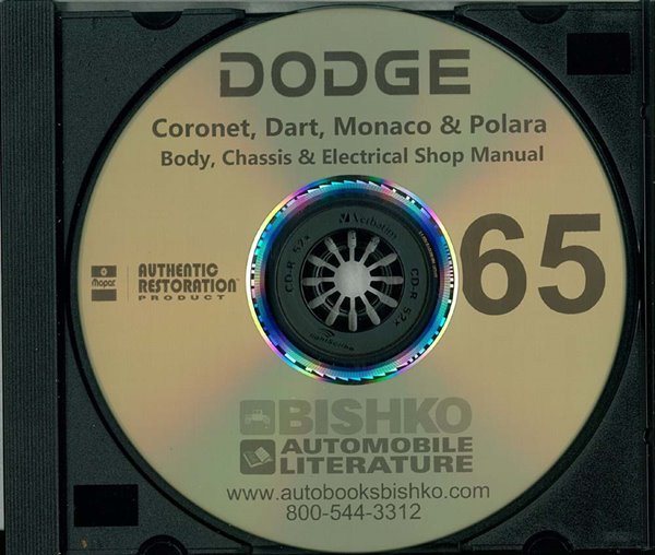 1965 Dodge All Models Factory Shop Service Manual