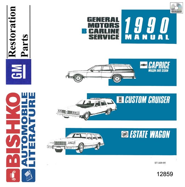 1990 Chevrolet Caprice, Custom Cruiser, Estate Wagon Factory Shop Service Manual