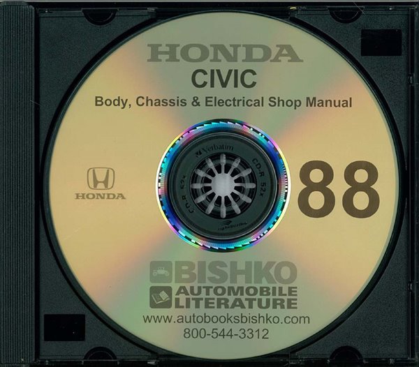 1988 Honda Civic Factory Shop Service Manual