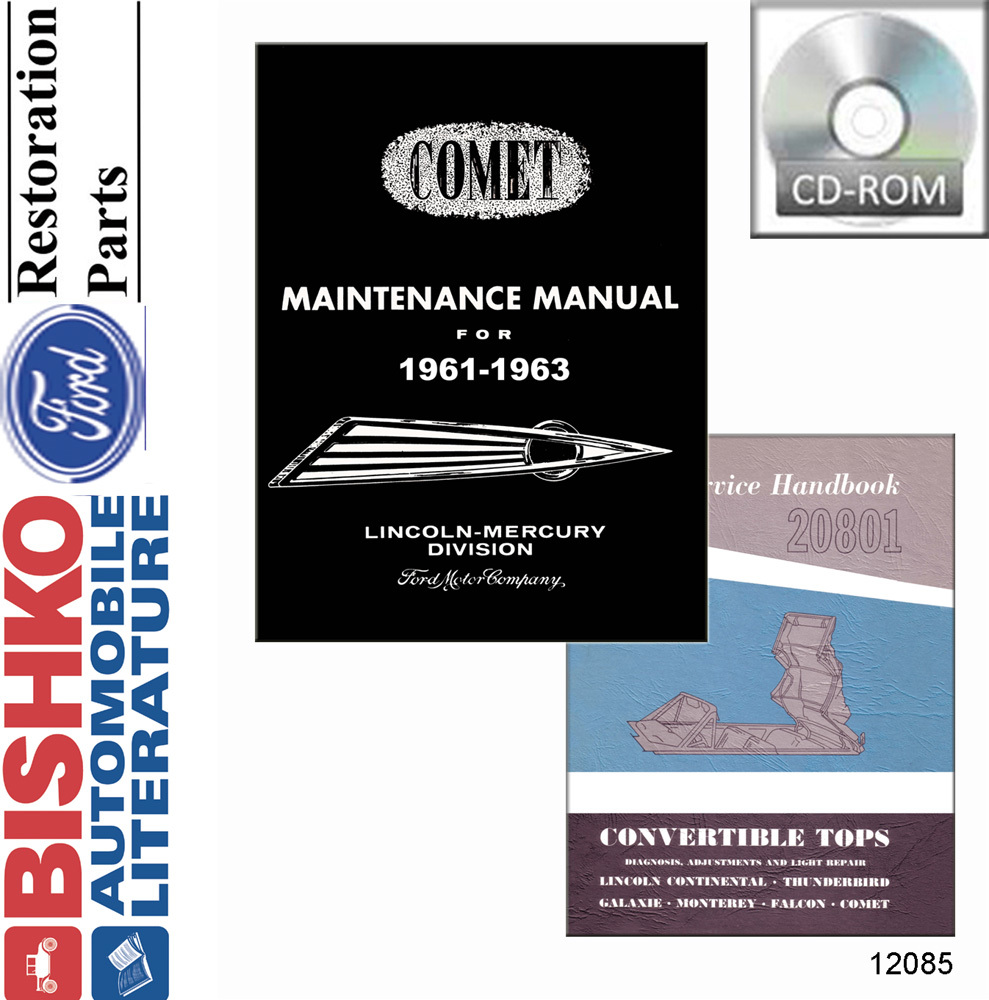 1961-1963 MERCURY COMET Body, Chassis & Electrical Service Manual