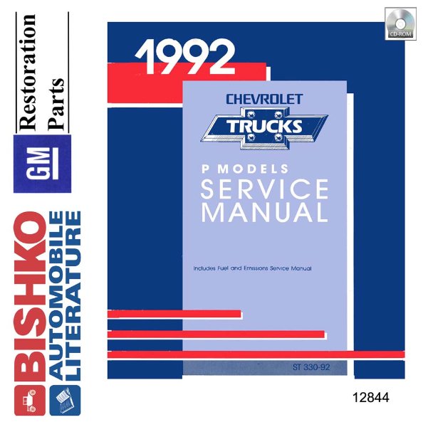 1992 Chevrolet Truck P-Chassis, Motorhome Factory Shop Service Manual
