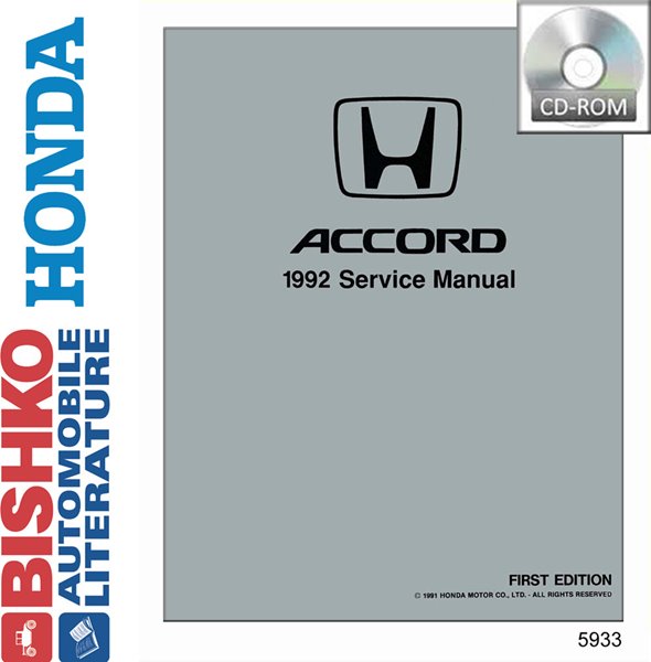 1992 Honda Accord Factory Shop Service Manual
