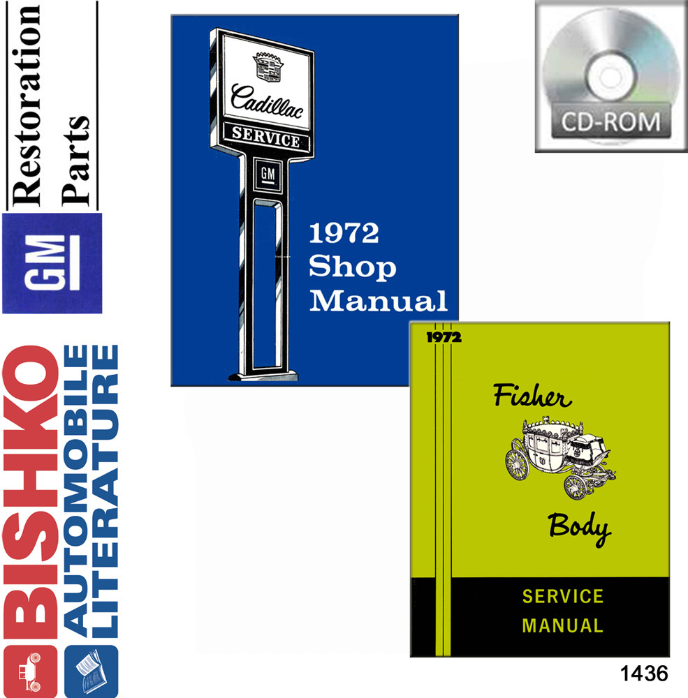1972 CADILLAC Body, Chassis & Electrical Shop Manual