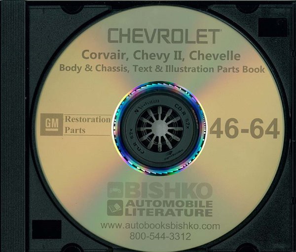 1946 1961 1962 1963 1964 Chevrolet Part Numbers Book PDF List Guide Interchange