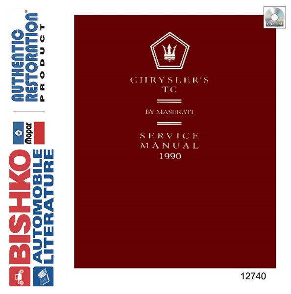 1990–1991 Chrysler Maserati Factory Shop Service Manual