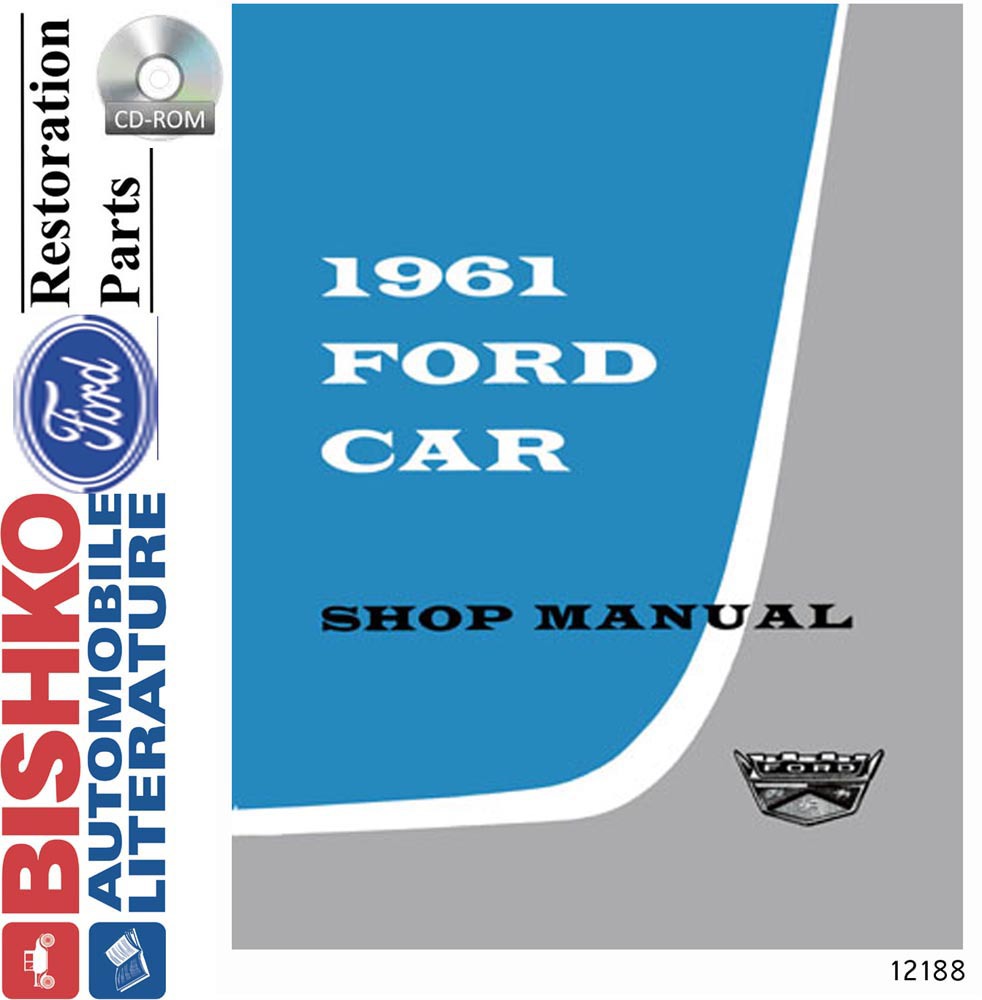 1961 Ford Shop Service Repair Manual PDF