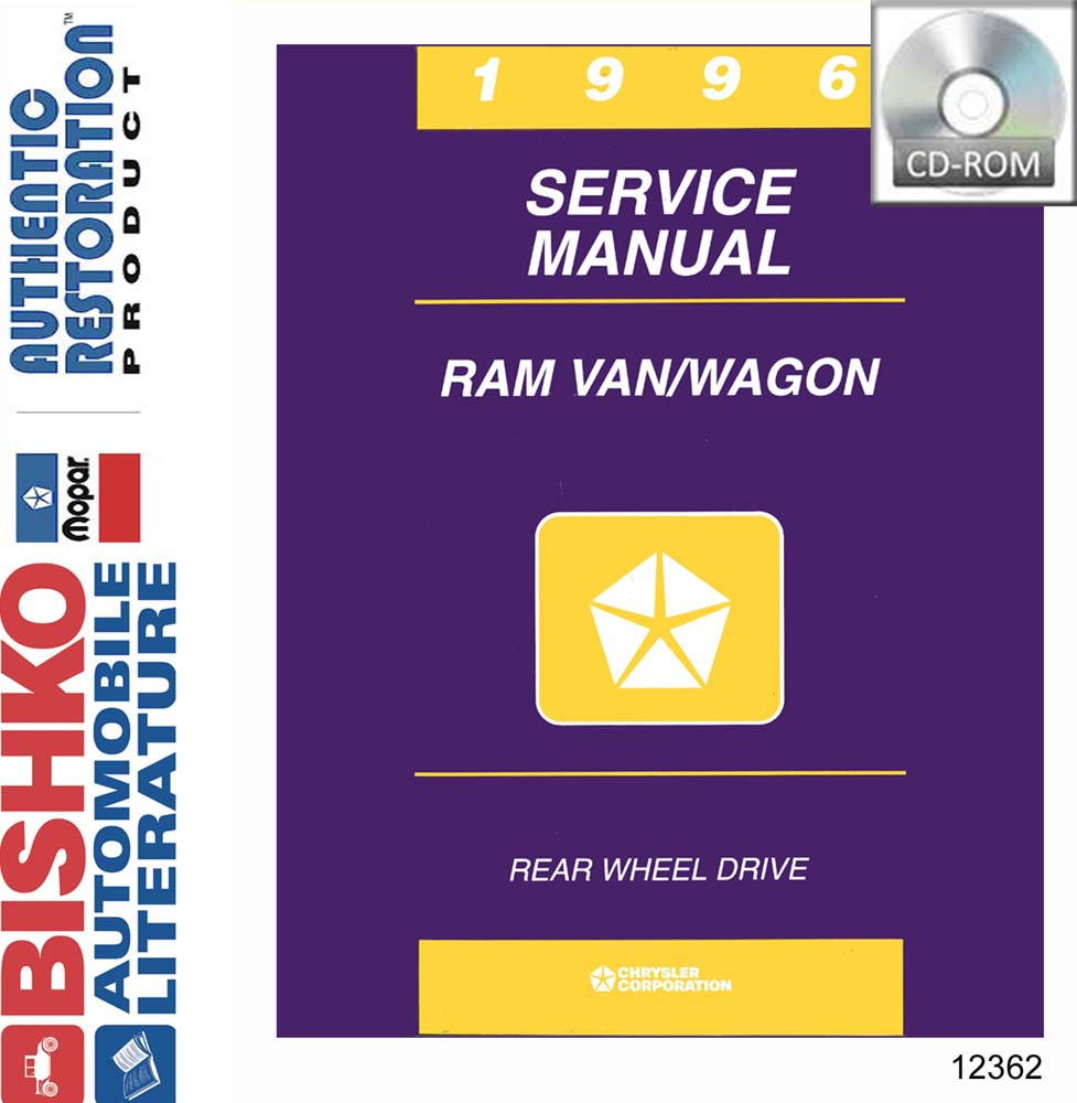 1996 Dodge Truck Van, Wagon Factory Shop Service Manual