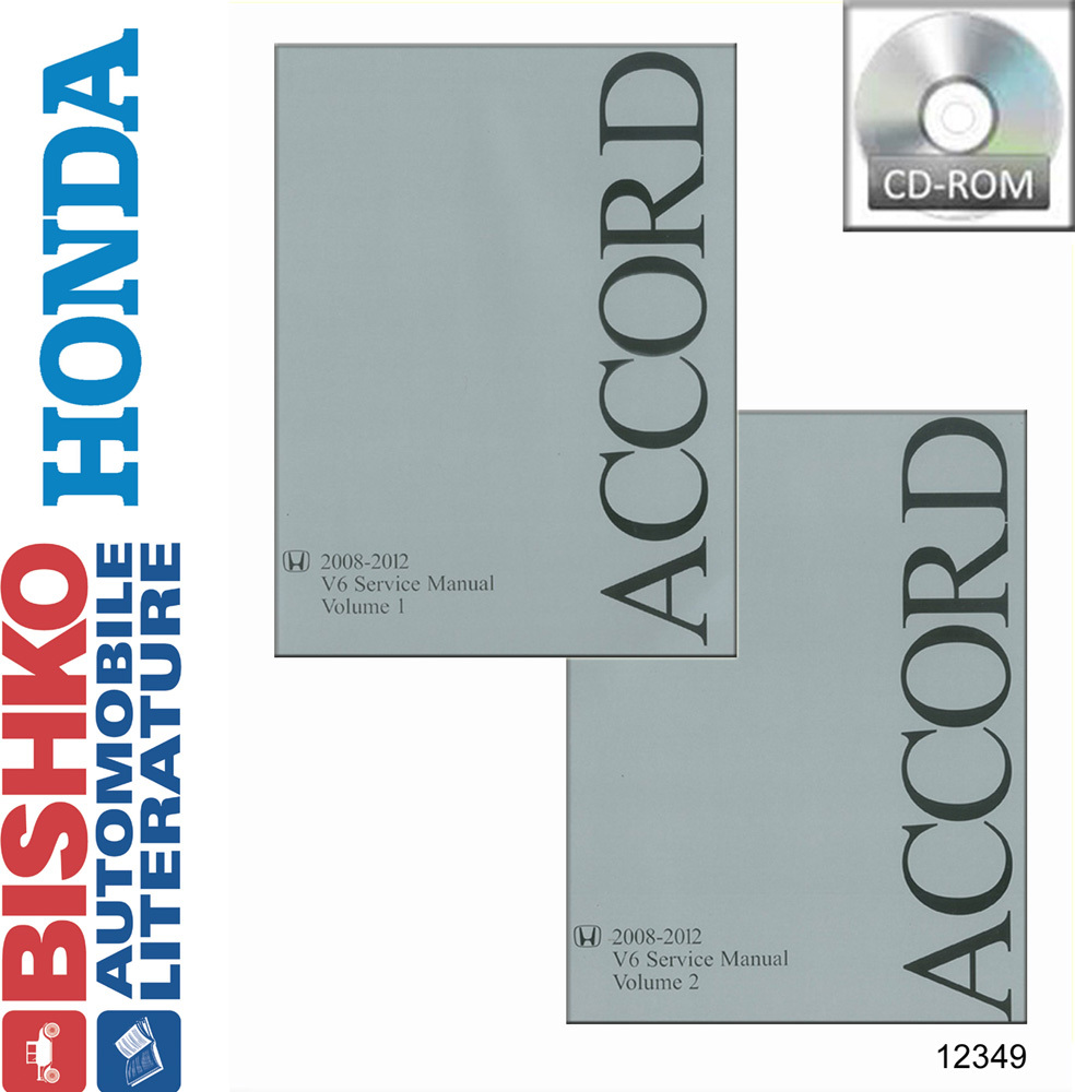 2008–2012 Honda Accord V6 Factory Shop Service Manual