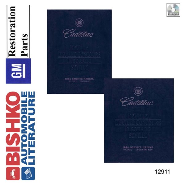 1994 Cadillac Deville, Eldorado, Seville Factory Shop Service Manual