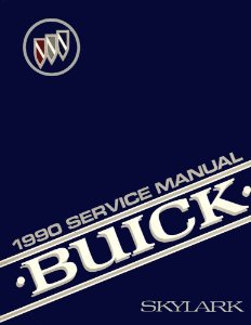 1990 Buick Skylark Factory Shop Service Manual
