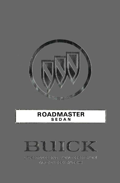 1992 Buick Roadmaster Owner's Manual