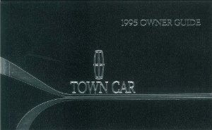 1995 Lincoln Town Car Owner's Manual